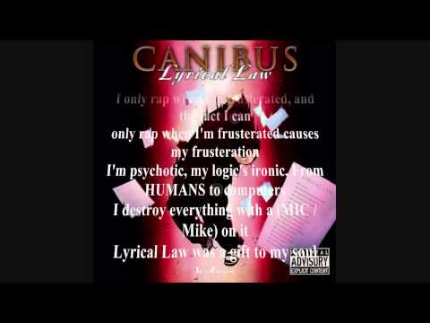 Canibus | "SpitBoss Cypher" (PASSIONATE MC VERSE w/ Lyrics) | "Lyrical Law"