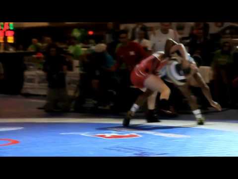 Kyle Dake vs Jordan Burroughs - awesome takedown by Dake
