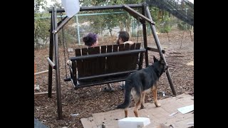 Putting together the Red Shed Wooden Rockers and porch Swing from Tractor Supply. Step by Step