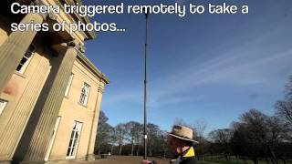 preview picture of video 'Pano Pole - elevated high level photography, panoramas and video - on location demo.'