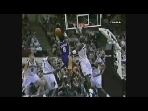 Kobe Bryant 28 Points 12 Ast @ Timberwolves, 99-00.