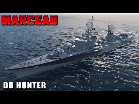 Marceau: against 3 DDs in ranked battle