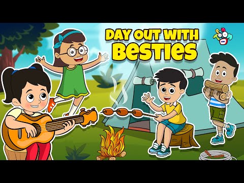 Day Out with Besties | Animated Stories | English Cartoon | Moral Stories | PunToon Kids