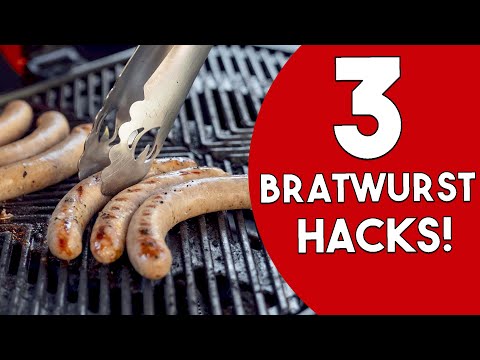 Grilling Bratwurst: 3 QUICK Bratwurst Recipes! 🔥
