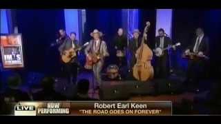 Robert Earl Keen   The Road Goes on Forever live Bluegrass version