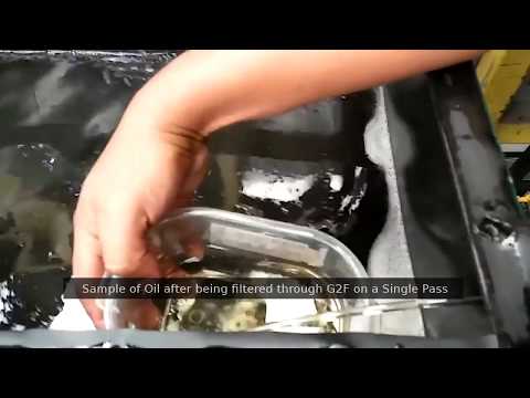 G2F Hydraulic Oil Filtration on a Single Pass