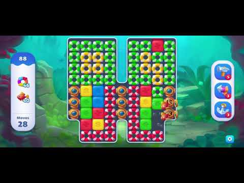 FISHDOM BLAST LEVEL 88 ~ No boosters