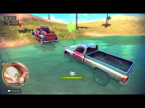 Carry Saves Drowning Pickup Truck | Off The Road Unleashed Nintendo Switch Gameplay HD