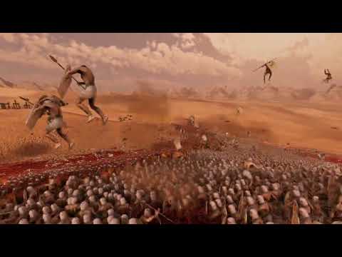 Catapult & Roman Soldier Vs Egyptian Warrior - Ultimate Epic Battle Simulator 2 UEBS 2