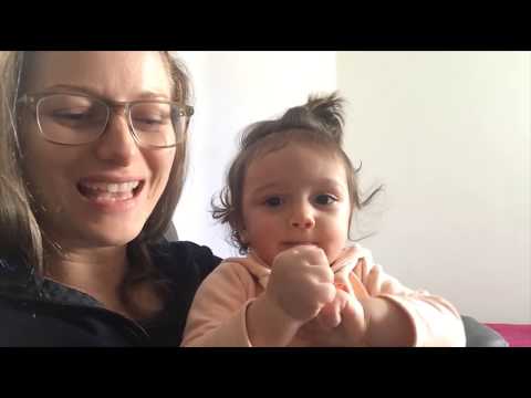 Arya cantando com a mamãe - hino SUD #162 "Com Valor Marchemos"
