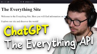 I Don't Trust Websites! - The Everything API with ChatGPT