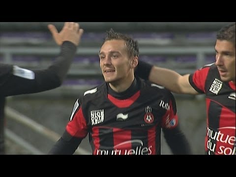 Goal Eric BAUTHEAC (1') - Toulouse FC - OGC Nice (3-4) / 2012-13