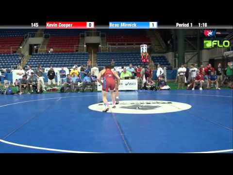 Junior 145 - Kevin Cooper (Kentucky) vs. Beau Minnick (Ohio)