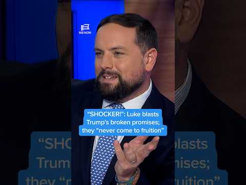 'SHOCKER!': Luke blasts Trump’s broken promises; they 'never come to fruition'