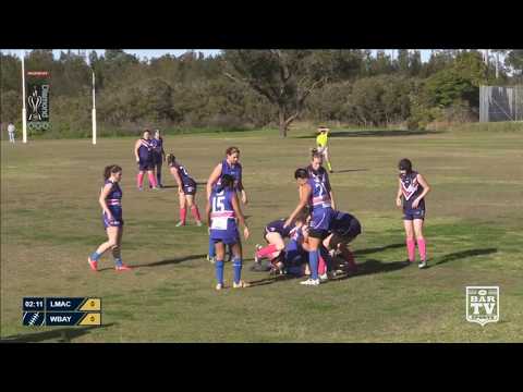2017 BDAFL Round 12 GE Women's - Lake Macquarie Dockers v Warners Bay Bulldogs