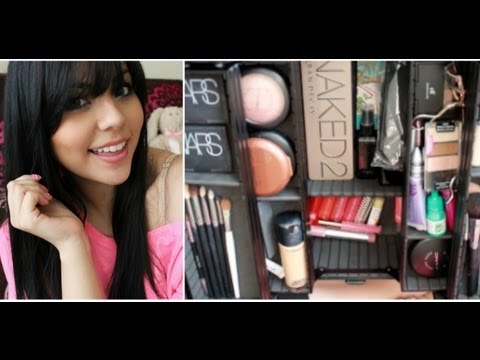 What's In My Makeup Train Case + Organizing Tips!