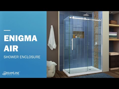 DreamLine Enigma Air Frameless Shower Enclosure | Sliding Opening