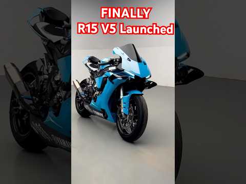 Finally R15 V5 Launch 🚀 🔥 #yamaha #sportsbike #shorts