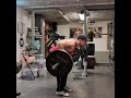 80kg strict barbell row 12 reps 3 sets