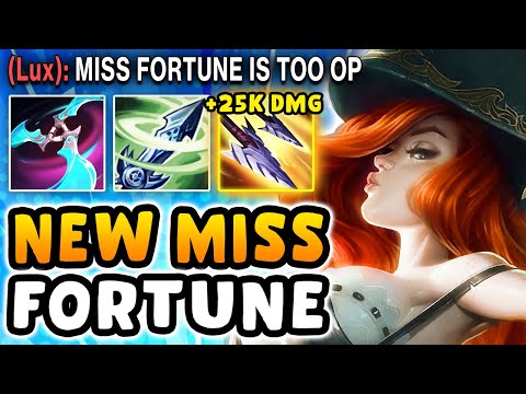 New items on Miss Fortune feel like you're HACKING...(25k DMG 1 item, no cooldowns, 100% crit)