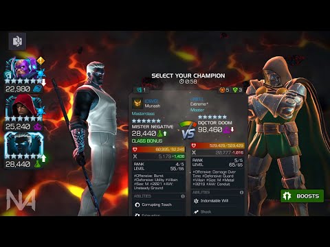 Rank 5 Doctor Doom Boss Without Synergies