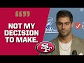 49ers QB Jimmy Garoppolo on critical play-calling, future in San Francisco | CBS Sports HQ