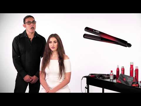 CHI Lava 1" Hairstyling Iron - Lava and ceramic iron vs regular straight iron
