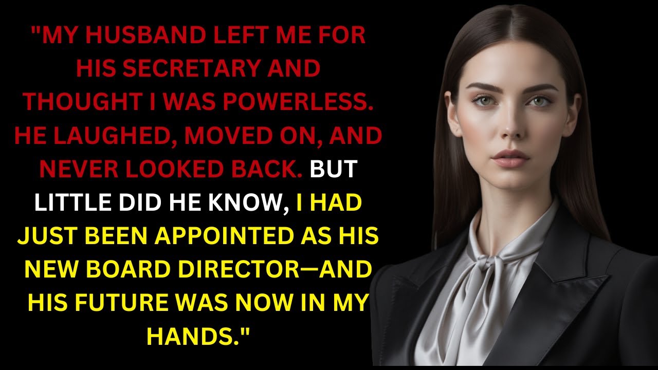 He Left Me for His Secretary—Unaware I'm His New Board Director