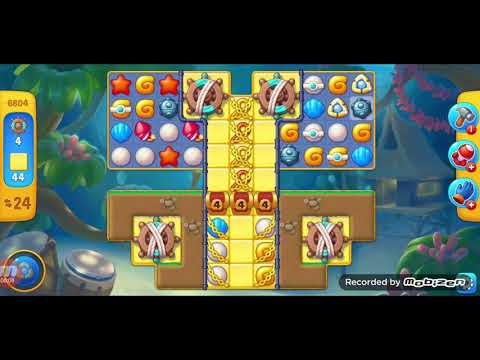 fishdom gameplay / level 6804 / It is like the ads? / thank you 피쉬돔 / 모바일 게임 / 중독성 있는 게임