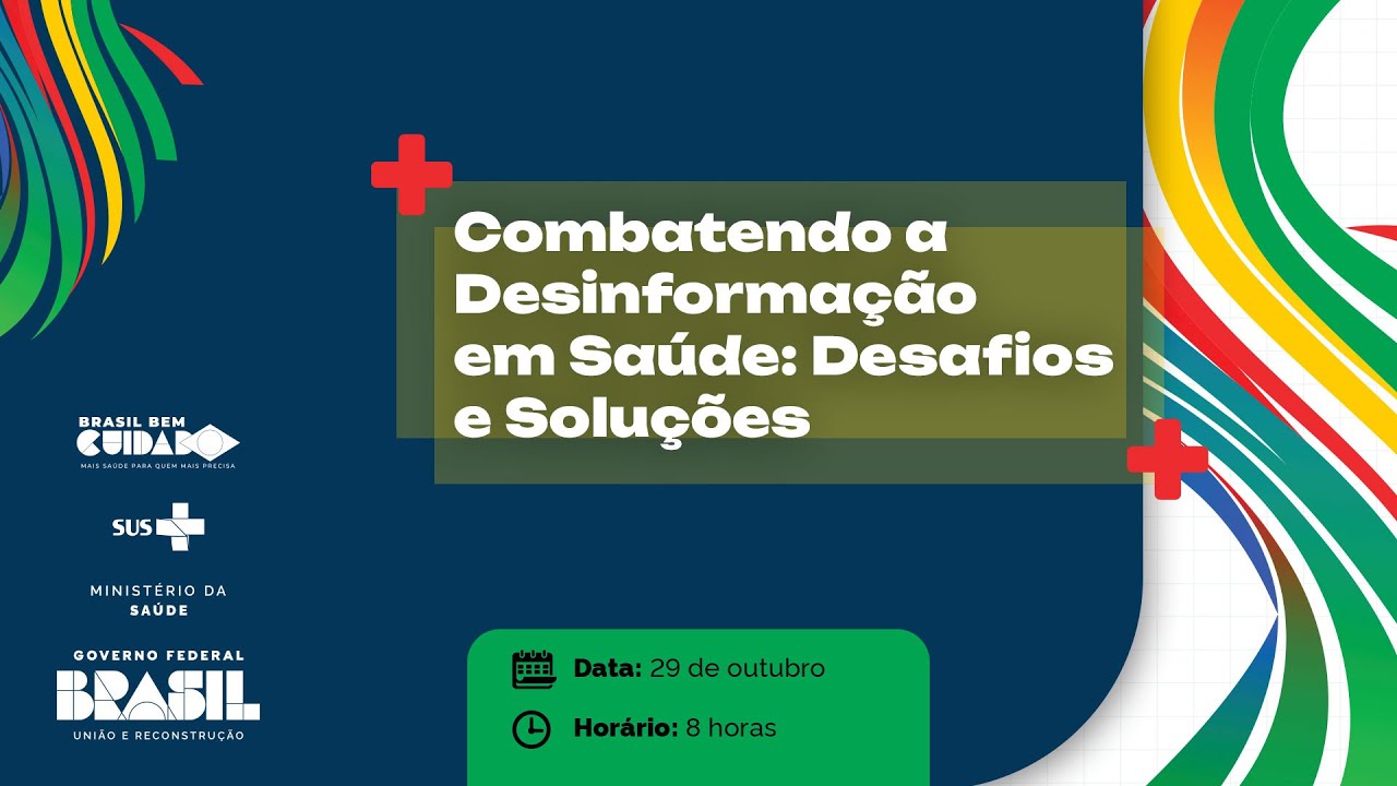 #AoVivo |  G20 Co-Branded - Combatendo a Desinformação em Saúde: Desafios e Soluções