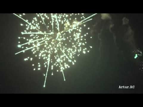 Mega Night Show RC Plane with Light and Pyro / JetPower Messe 2015