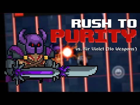 Boss Rush: Rush to Purity - vs. Sir Violet (Badass Mode, No Weapons) | Soul Knight