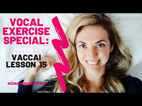 Vaccai Practical Method of Singing: Lesson 15 Alla stagion dei fiori