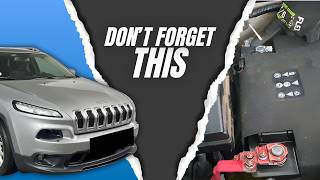 Jeep Cherokee KL (2014 - 2019) Battery Replacement