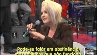 CYNDI LAUPER on ALTAS HORAS (Brazilian tv show) part 2