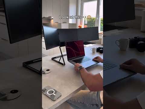 Take a look at the new Triple Aero 15.6 pro max work from home setup  😳🙈