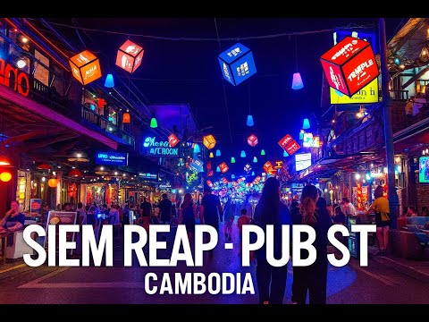 Pub Street Siem Reap Cambodia – Night Market, Bars & Live Music