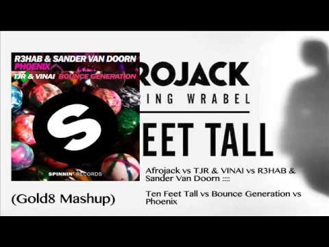 TJR & VINAI vs Afrojack vs R3HAB -  vs Bounce Generation vs Ten Feet Tall vs Phoenix (Gold8 Mashup)