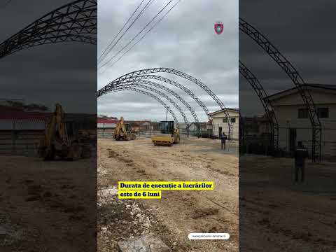 Terenul de sport acoperit al Școlii Lumina prinde contur