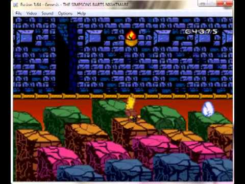 The Simpsons : Bart's Nightmare Megadrive