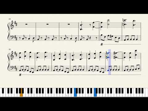 Sword Art Online - Confront Battle (piano sheet music)