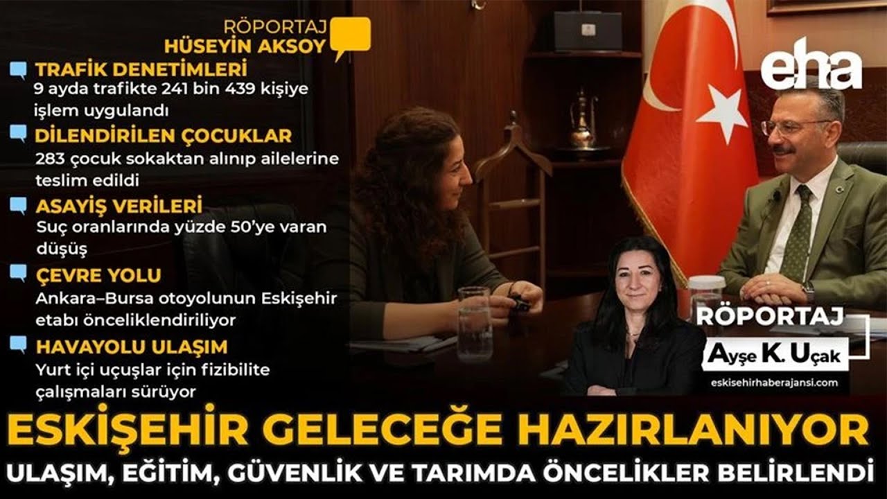 Eskişehir Geleceğe Hazırlanıyor: Ulaşım, Eğitim, Güvenlik ve Tarımda Öncelikler Belirlendi