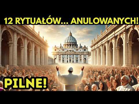 KOŚCIÓŁ po raz PIERWSZY zakazuje 12 ŚWIĘTYCH CEREMONII! SZOKUJĄCA PRAWDA
