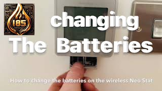 Heatmiser - Wireless NeoStat thermostat battery location/Change #heatmiser #wireless #heating