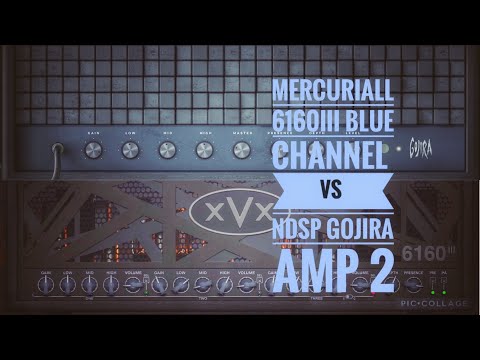 Mercuriall 6160 III Blue Channel vs Gojira Amp 2 (EVH 5150 Stealth vs EL34 100W emulations)