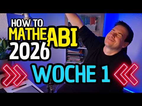 HOW TO MATHE ABI 2026: Woche 1 | Wir starten in die Abi-Vorbereitung