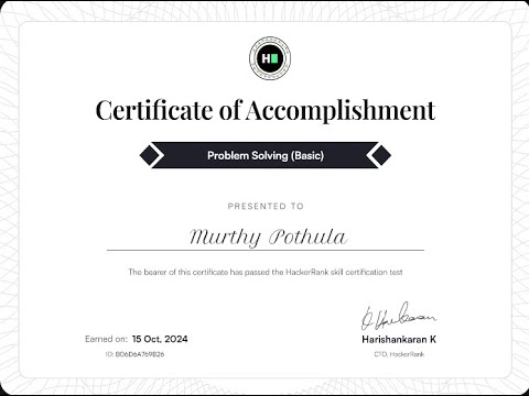 Hackerrank Problem Solving Basic Certificate Exam Solutions