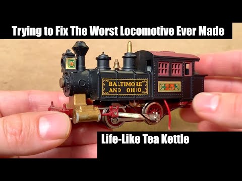 Trying to Fix The Worst Locomotive Ever Made - LifeLike Tea Kettle