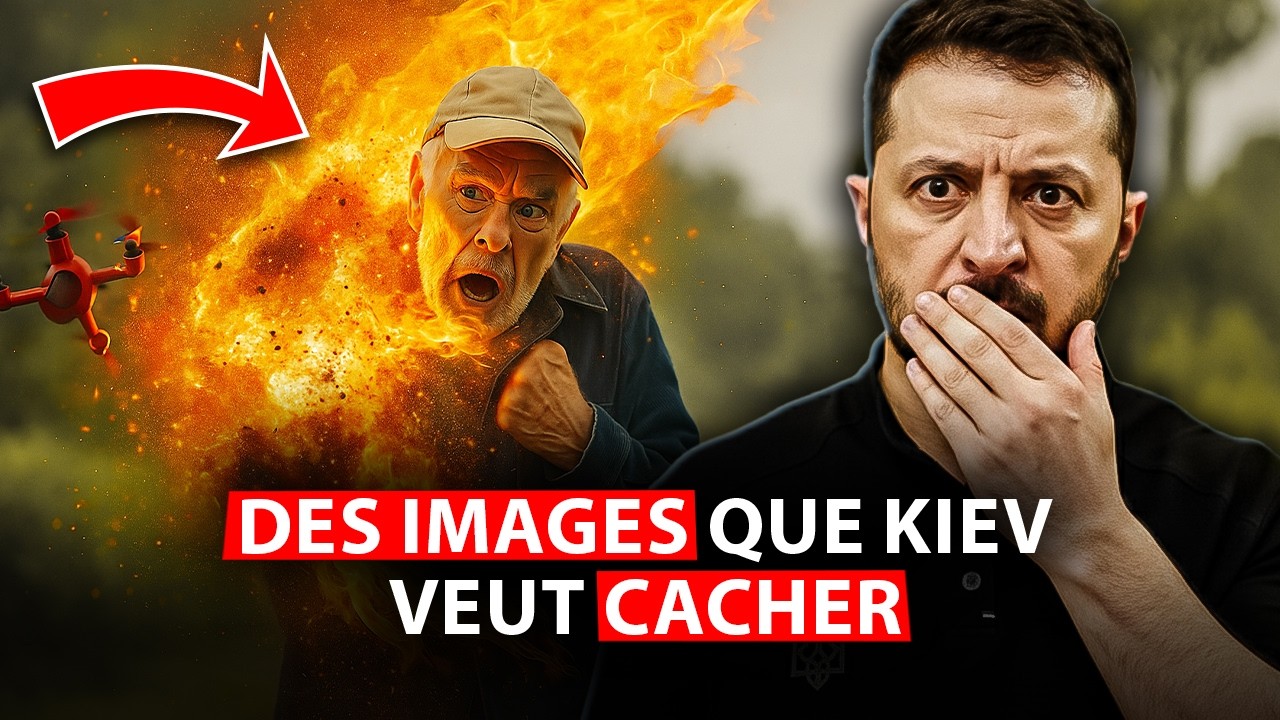 Les drones ukrainiens éliminent deux civils tenant un drapeau blanc. KIEV NE PEUT PLUS MENTIR.