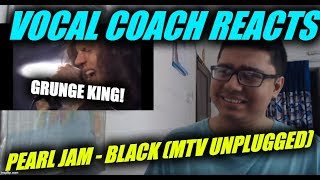 Vocal Coach REACTS to Pearl Jam - Black (MTV Unplugged) (HD)
